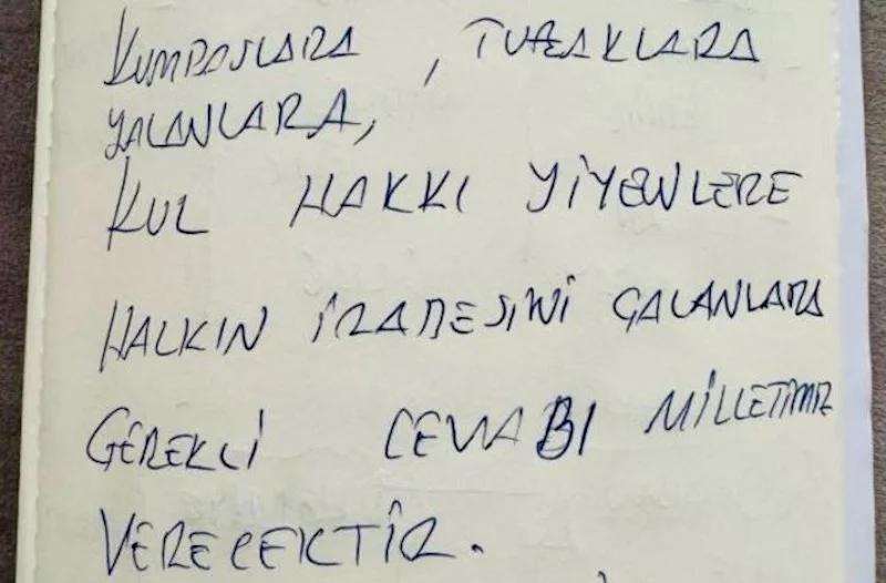 Saxlanılan İmamoğlunun mesajı: “Millət cavabını verəcək”