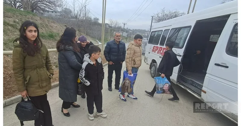 В село Ханабад Ходжалинского района прибыла очередная группа переселенцев