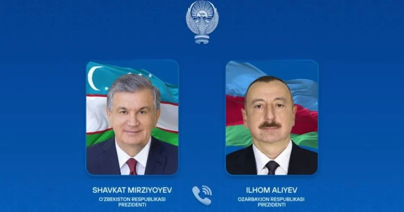 Azərbaycan və Özbəkistan prezidentləri Yaxın Şərqdəki vəziyyəti müzakirə ediblər
