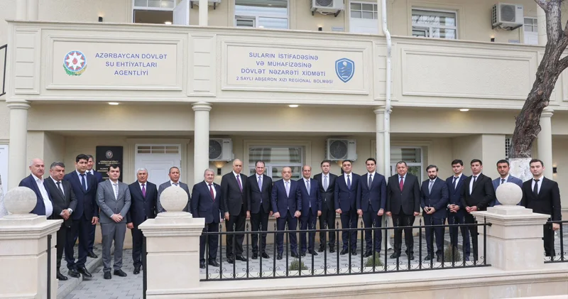 Zaur Mikayılov Nəzarət Xidmətinin 2 saylı Abşeron Xızı regional bölməsinin yeni inzibati binası ilə tanış oldu