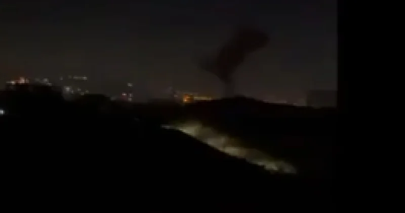 Третий за ночь удар по завод электроники в Иране видео