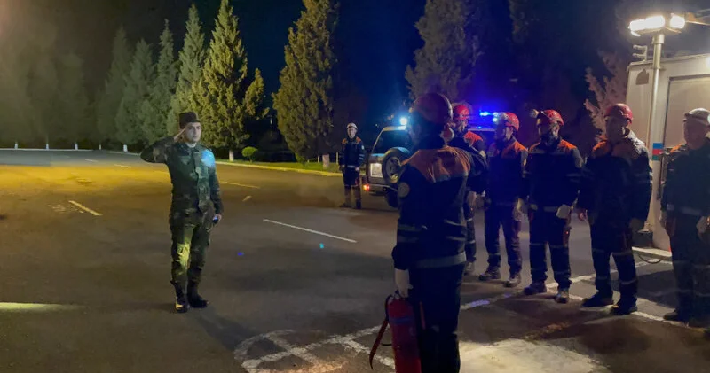 FHN in Cənub Regional Mərkəzi praktiki gecə təlimi keçirdi