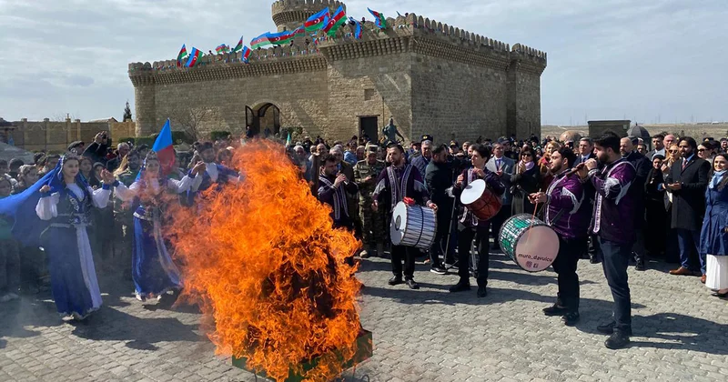 Xəzər rayonunda ümumrayon Novruz şənliyi keçirilib Fotolar