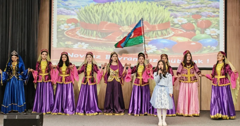 Şuşa şəhər 1 nömrəli tam orta məktəbdə Novruz şənliyi