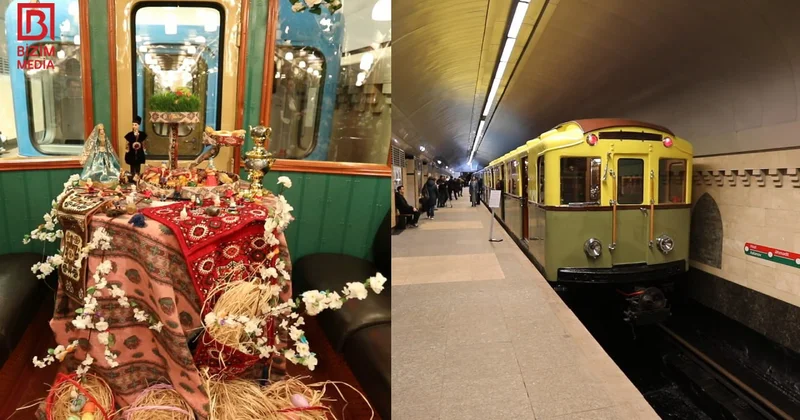 Bakı metrosunda retro AB HAVA VİDEOREPORTAJ