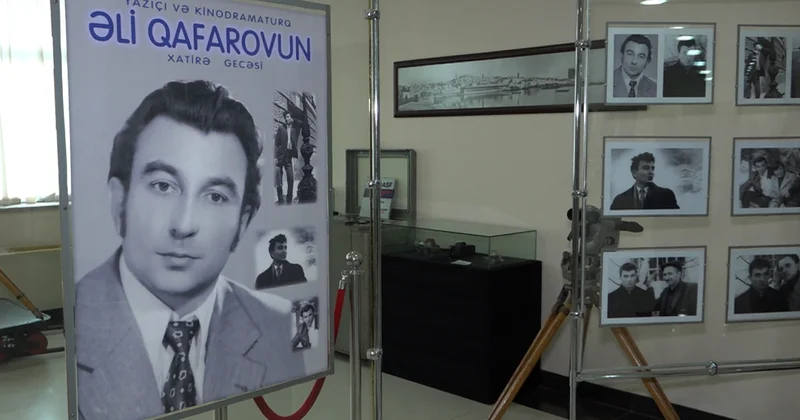Taleləri ssenariyə çevirən kinodramaturq Əli Qafarov