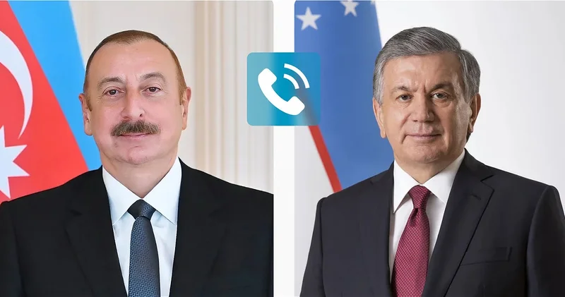 Президенты Азербайджана и Узбекистана провели телефонный разговор