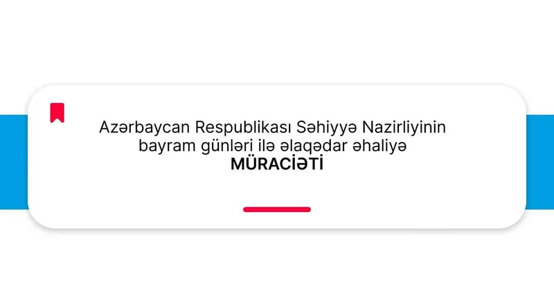 Səhiyyə Nazirliyindən xəstəliklərlə bağlı çağırış: Bayram şənliklərində...