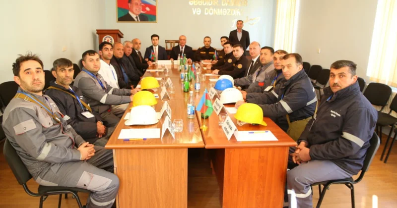 FHN in Gəncə Regional Mərkəzi nümunəvi mülki müdafiə məşqi təşkil edib