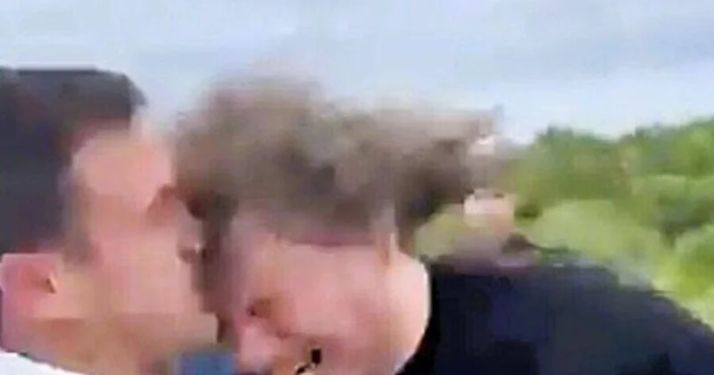Аргентинскому политику сломали нос перед камерой ВИДЕО