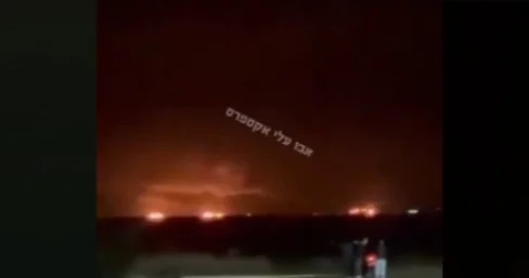 Израиль ударил по порту в Каспийском море ВИДЕО