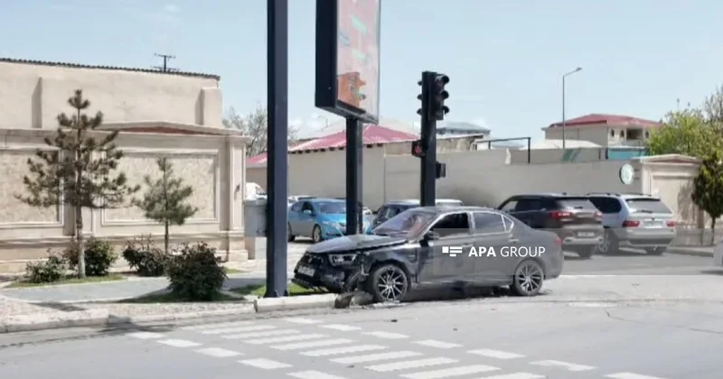 Naxçıvanda yol qəzası olub, yaralı var FOTOLENT