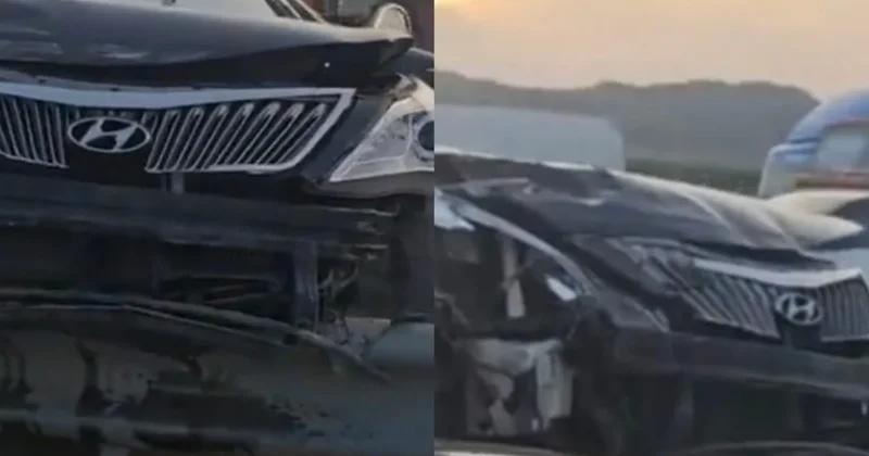 Hyundai Vito ilə toqquşdu