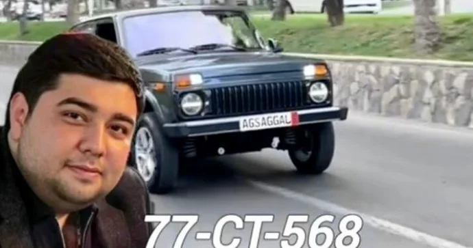 “Niva”nın nömrəsini gizlədib “Ağsaggal” yazısıyla Bakı küçələrində “hoqqa” verdi VİDEO