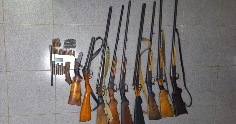 Bakıda və rayonlarda silahlar götürülüb