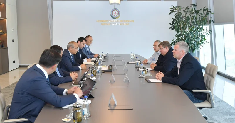 Mikayıl Cabbarov Dominari şirkətinin nümayəndələri ilə görüşüb