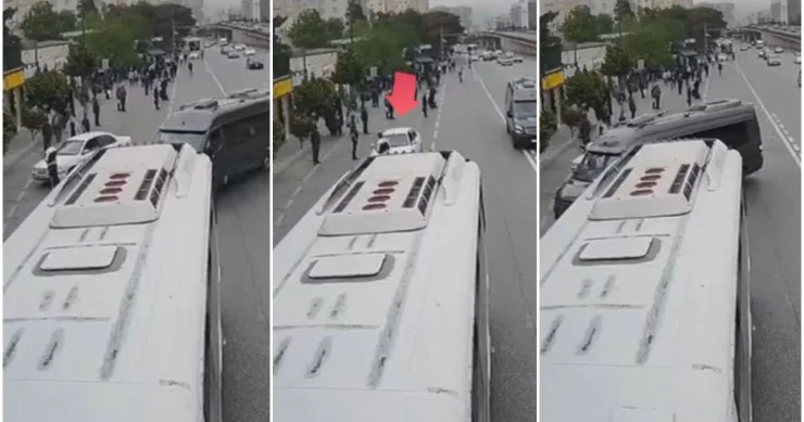Sükan arxasında daha bir kefli sürücü saxlanıldı Maraqlı GÖRÜNTÜLƏR