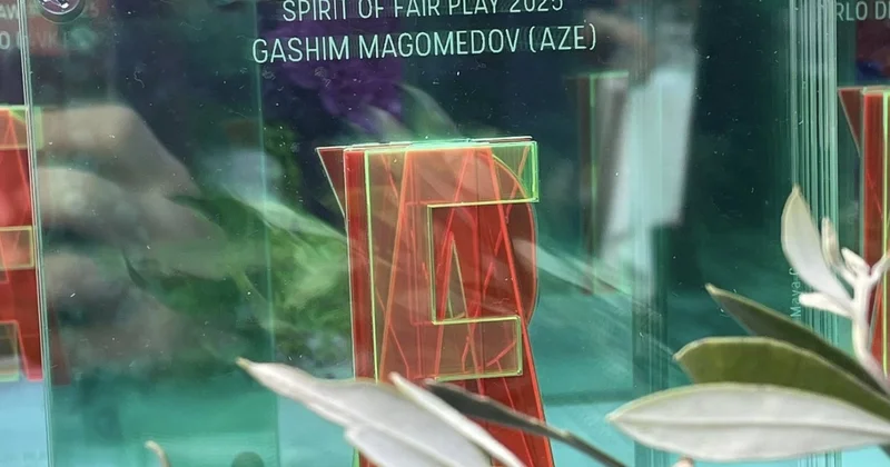 Qaşim Maqomedov “Ədalətli Oyun ruhu” mükafatına layiq görülüb FOTO