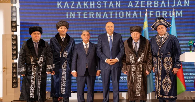 Azərbaycan heyəti Qazaxıstanda DATÜB tərəfindən təltif edildi FOTO