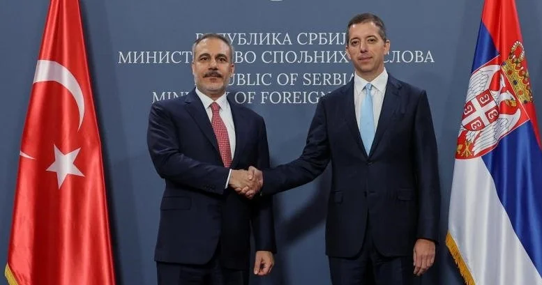 Hakan Fidan Serbiyanın xarici işlər naziri Duriç ilə görüşüb