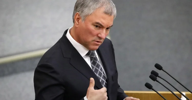 Volodin: “Avropa İttifaqı xalqlar həbsxanasıdır”