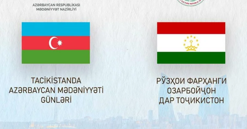 Düşənbədə Azərbaycan Mədəniyyəti Günləri keçiriləcək