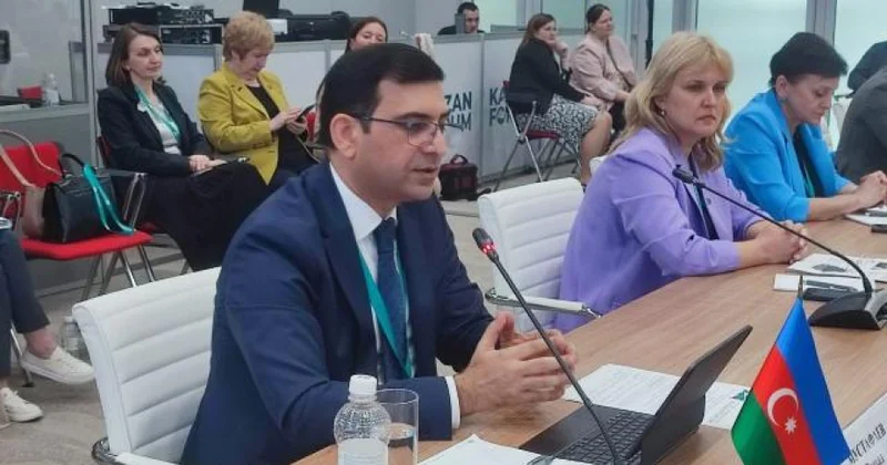 Kazanda keçirilən beynəlxalq forumda Azərbaycanın pensiya islahatları təcrübəsindən bəhs olunub