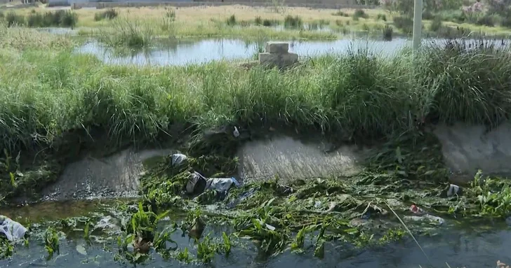 Жители поселка Говсан страдают от затопления из за неочищенного водоканала
