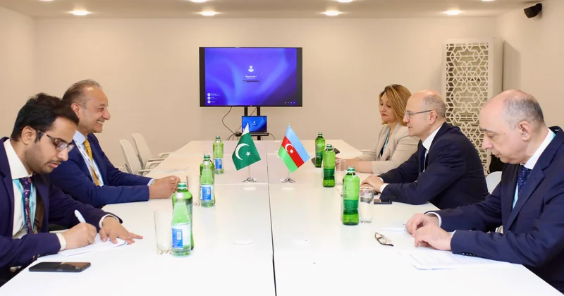 WUF13 çərçivəsində energetika naziri Pakistanın iqlim məsələlərinə məsul naziri ilə görüşüb