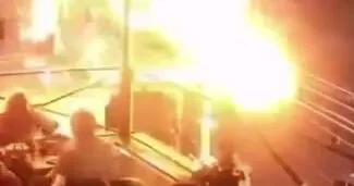 В Бухаре связка шаров взорвалась возле кафе с туристами ВИДЕО