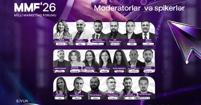 XI Milli Marketinq Forumunun spikerləri bəlli oldu!