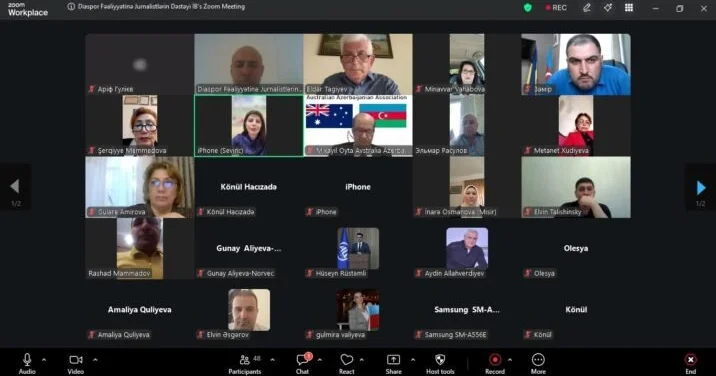“Ana dilini unutmuruq” layihəsi çərçivəsində dünya azərbaycanlılarının onlayn görüşü keçirilib