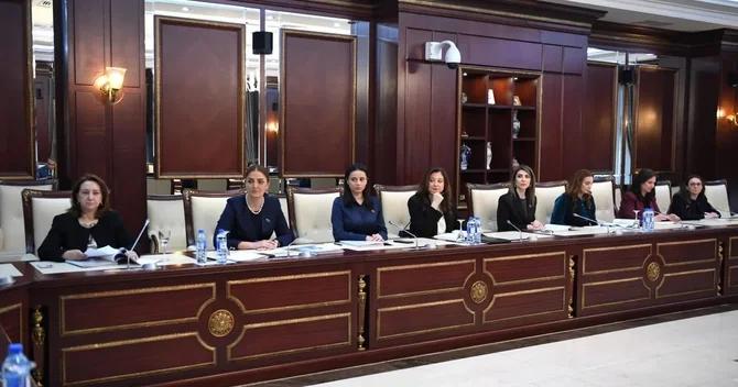 Parlamentin komitə iclasında Ailə, Qadın və Uşaq Problemləri üzrə Dövlət Komitəsinin məlumatı müzakirə olunub