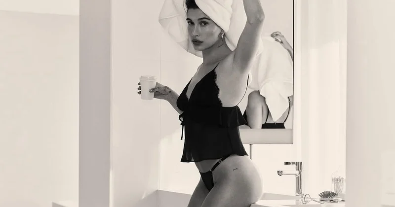 Heyli Biber reklam çəkilişində Fotolar