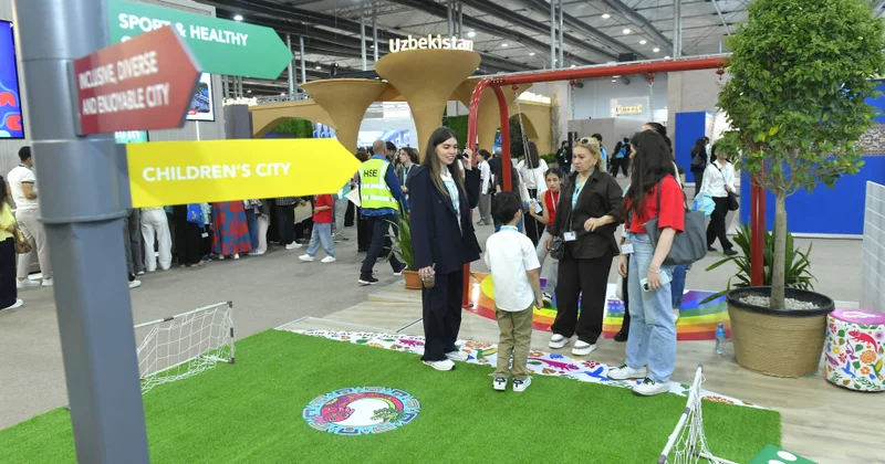 WUF13: Meksika pavilyonunda uşaqlar üçün xüsusi əyləncə zonası yaradılıb FOTOLAR