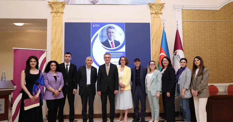Almaniya səfiri Xəzər Universitetində olub