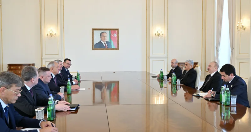 Prezident İlham Əliyev Belarus Milli Assambleyası Nümayəndələr Palatasının sədrini qəbul edib