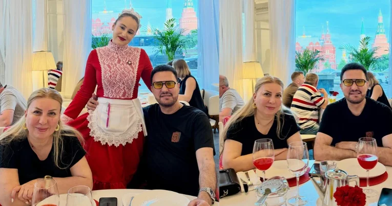 Nadir Qafarzadə həyat yoldaşının yanında başqa qızı qucaqladı: İcazə almışam FOTO
