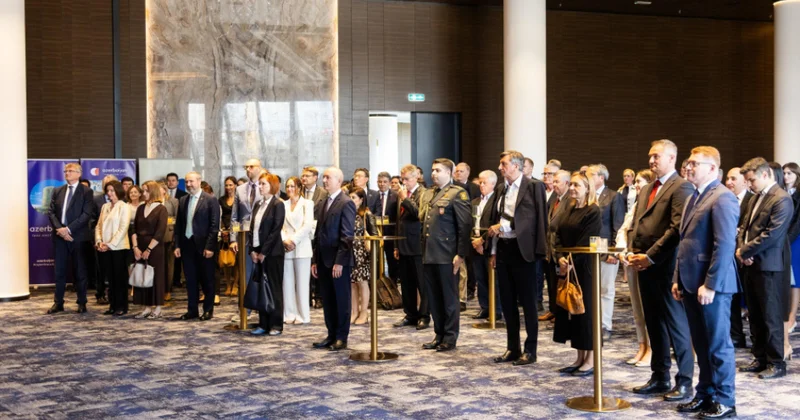 Lyublyanada 28 May Müstəqillik Günü və Sloveniya ilə diplomatik əlaqələrin qurulmasının 30 illiyi münasibətilə rəsmi qəbul