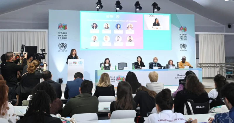 WUF13: “Əlilliyi olan insanlar üçün inklüziv şəhərlər və müstəqil həyat” mövzusunda beynəlxalq təlim təşkil olunub