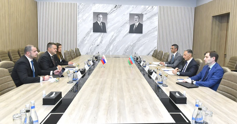 Nazir Rəşad Nəbiyev Slovakiyanın investisiyalar, regional inkişaf və informasiya naziri ilə görüşüb