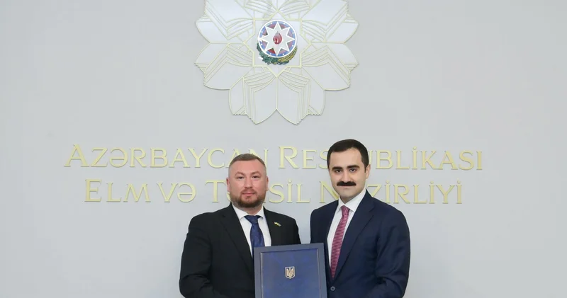 Kiyev Milli İnşaat və Memarlıq Universitetinin rektoru Elm və Təhsil Nazirliyində olub
