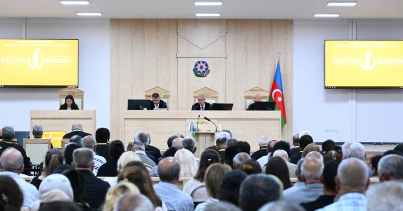 Vətən müharibəsində Ermənistan silahlı qüvvələrinin Azərbaycanın mülki infrastrukturuna ziyan vurması ilə bağlı sənədlər məhkəmədə tədqiq olunub