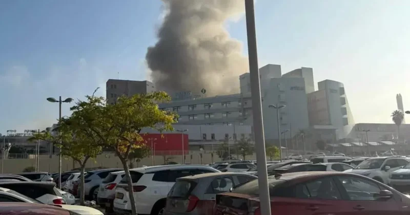 Иранская ракета поразила больницу в Израиле Видео
