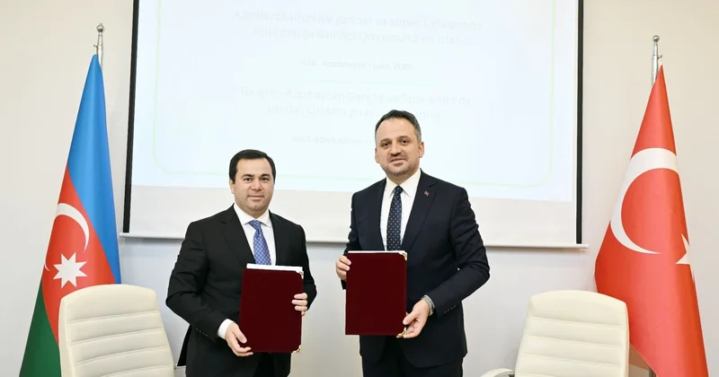 Azərbaycanla Türkiyə arasında gənclər və idman sahələrində protokol imzalanıb FOTO