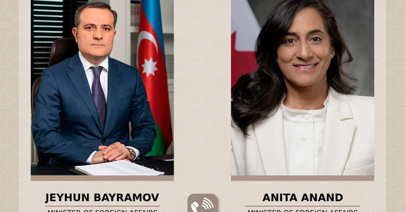 Ceyhun Bayramov kanadalı həmkarı ilə telefon danışığı aparıb