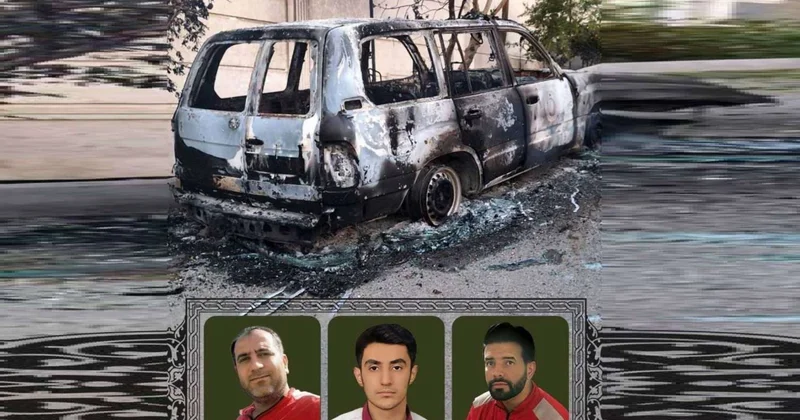 İsrail təcli yardım maşınını vurdu Ölənlər var