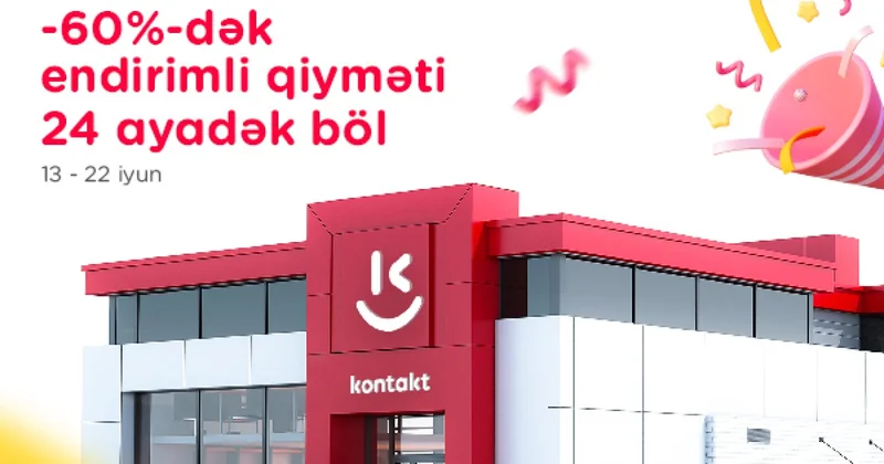 Kontakt artıq Ağstafaya gəldi Açılışa özəl 60% dək endirimlər!