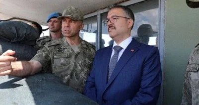 İğdır valisi Ermənistanla sərhəddə yerləşən hərbi hissələrə baş çəkib