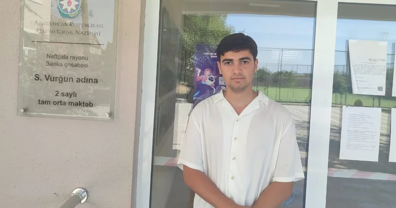 400 bal toplayan şagird Mühəndis olmaq istəyirəm